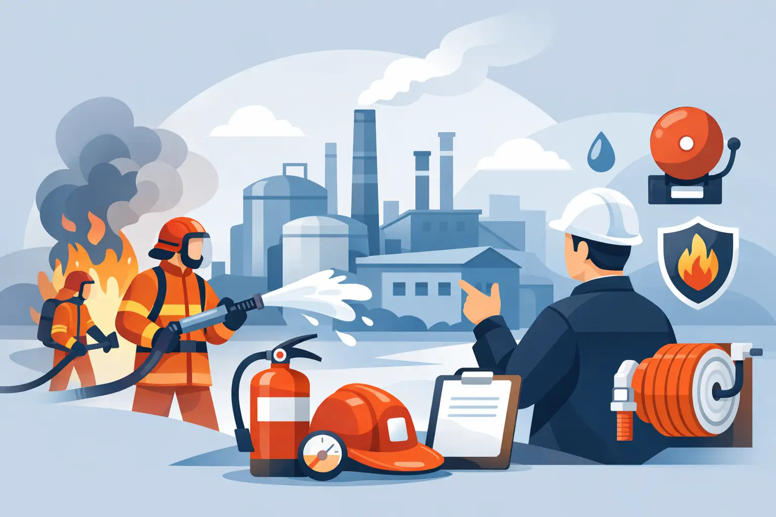 Service incendie industriel: rôle et critères